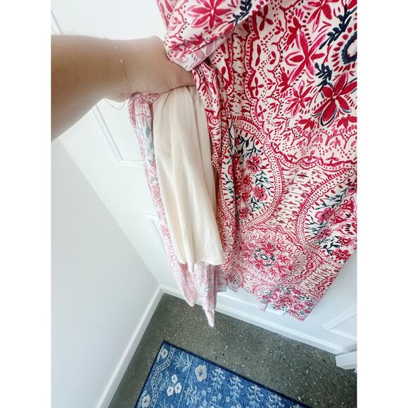 Torrid Square Neck Boho Print Sundress Midi Length Size 10 - Picture 12 of 12